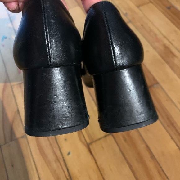 Scarlett made in Italy horsebit block heel leather shoes - Picture 5 of 7